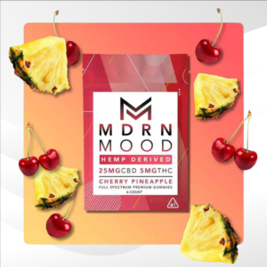 Sachet de 6 Gummies CBD Cherry Pineapple – MDRN Mood